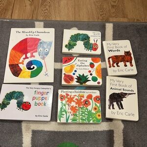 Eric Carle Kids Learning Book Set - Colorful Educational Toys